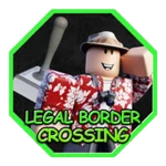 Legal Border Crossing badge icon