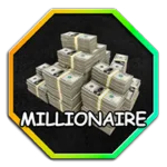 Millionaire badge icon